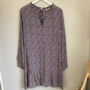 Loft NWT Floral Print Long Sleeve Dress